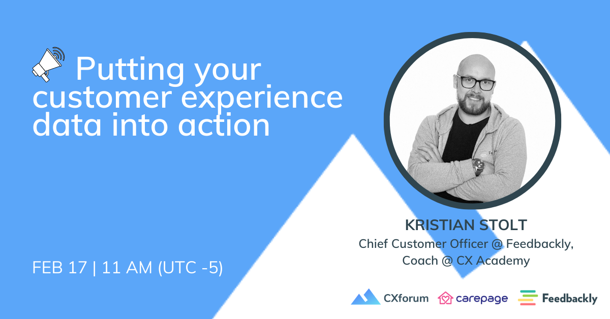 FREE Webinar: Putting Your Customer Experience Data Into Action – A Step-By-Step Recipe For Success