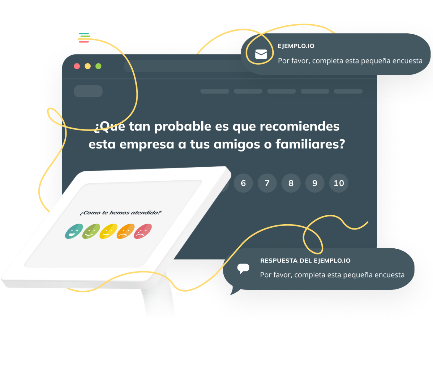 Recopilar desde puntos de escucha físicos y digitales