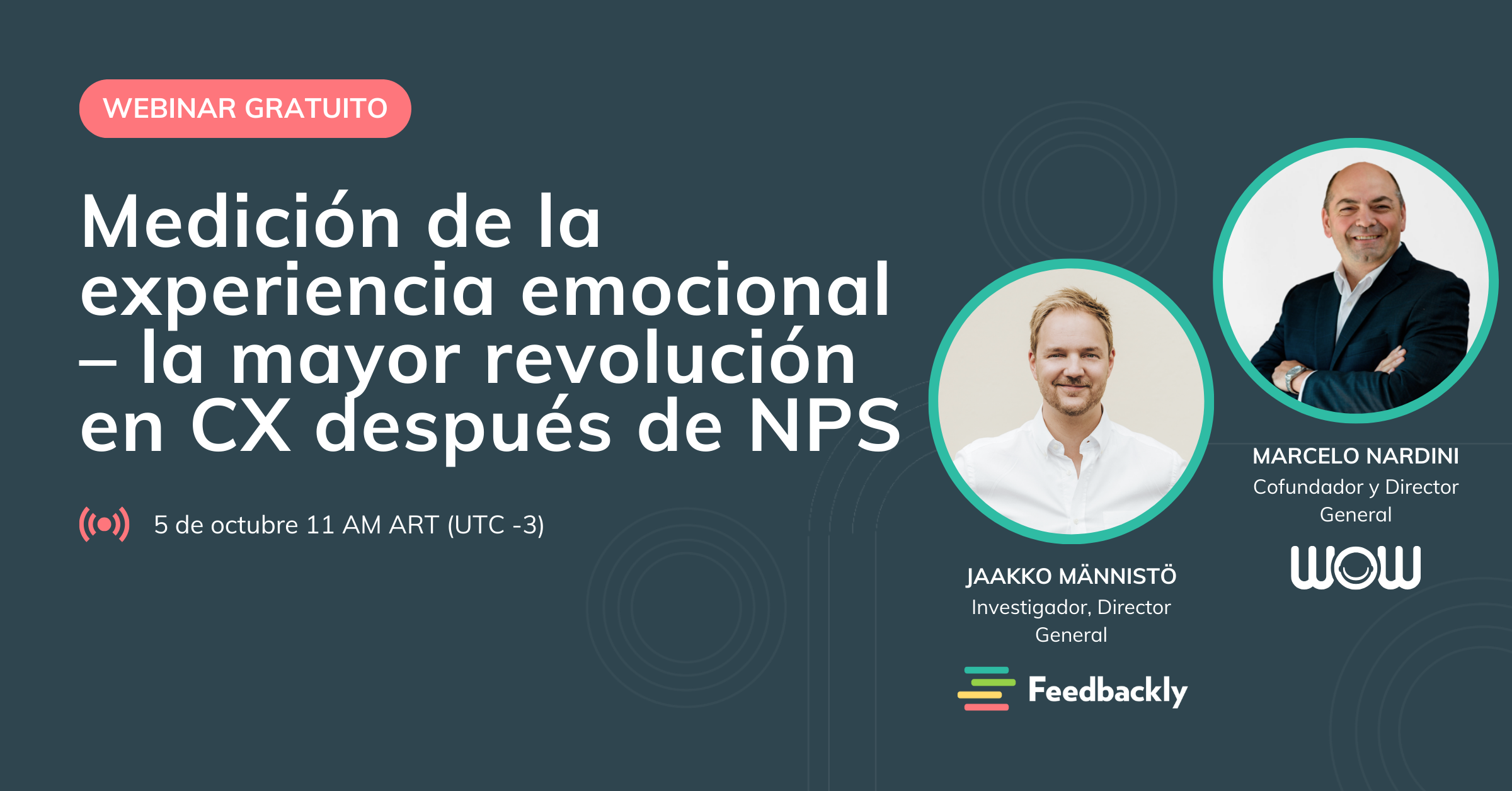 Webinar gratuito: Medición de la experiencia emocional – la mayor revolución en CX después de NPS